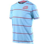 Troy Lee Designs Flowline Revert Maglia da bicicletta giovanile Shortsleeve, rosso-blu, taglia L