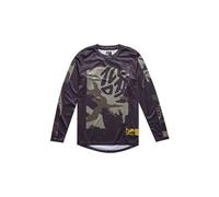 Troy lee designs flowline youth maglia a maniche lunghe nero