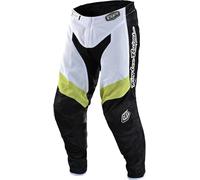Troy Lee Designs GP Air Veloce Camo Pantaloni Motocross, nero-bianco-verde, taglia 32 per maschi