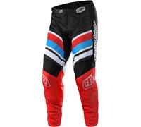 Troy Lee Designs GP Air Warped Pantaloni Motocross, nero-rosso, taglia 36 per maschi