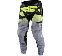 Troy Lee Designs GP Brushed Pantaloni Motocross, nero-verde, taglia 36 per maschi