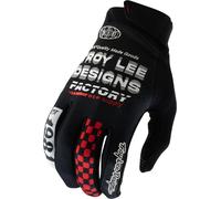 Troy Lee Designs GP Pro Factory Guanti da motocross, nero-bianco-rosso, taglia L per maschi