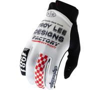 Troy Lee Designs GP Pro Factory Guanti da motocross, nero-bianco-rosso, taglia M per maschi