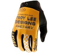 Troy Lee Designs GP Pro Factory, guanti S male Oro/Nero/Grigio