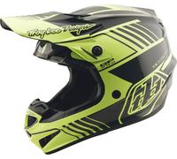 Troy Lee Designs GP Pro MIPS Segment Casco da motocross, nero-giallo, taglia M per maschi
