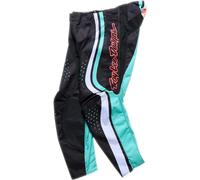 Troy Lee Designs GP Pro Roller Pantaloni da motocross, nero/turchese, Taglia 32