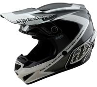 Troy Lee Designs GP Shutter, casco da motocross L female Grigio Chiaro/Grigio Scuro/Bianco