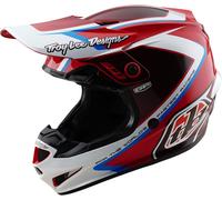 Troy Lee Designs GP Shutter Casco da motocross, rosso, taglia M per maschi