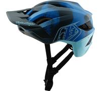 Troy Lee Designs Mips Flowline SE Badge Camo Casco da bicicletta, nero-blu per maschi