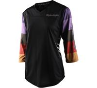 Troy Lee Designs Mischief Rugby Maglia da bicicletta da donna, nero/multicolore, Taglia S