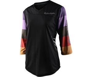Troy Lee Designs Mischief Rugby Maglia da bicicletta da donna, nero/multicolore, Taglia S