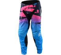 Troy Lee Designs One & Done GP Brushed Pantaloni Motocross, rosa-blu, taglia 28 per maschi