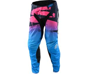 Troy Lee Designs One & Done GP Brushed Pantaloni Motocross, rosa-blu, taglia 28 per maschi