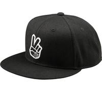 Troy Lee Designs Peace Flat Bill Snapback, tappo Taglia unica female Nero