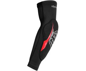 Troy Lee Designs Raid Gomitiere, nero/rosso, Taglia XS/S