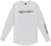Troy Lee Designs Ruckus Burn Out Ride Manica lunga, Grigio chiaro, Taglia M