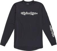 Troy Lee Designs Ruckus Burn Out Ride Manica lunga, nero/carbonio, Taglia L