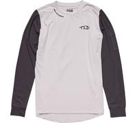 Troy Lee Designs Ruckus Resist Maglietta da bicicletta a maniche lunghe per bambini, nero-grigio, taglia M