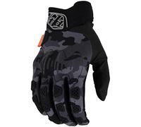 Troy Lee Designs Scout Gambit Camo, guanti S male Nero/Grigio Scuro/Grigio