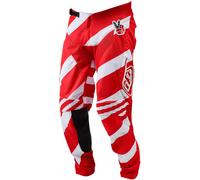 Troy Lee Designs SE Air LTD Pantaloni, bianco-rosso, taglia 28 per maschi