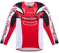 Troy Lee Designs SE Pro Salvo, maglia L male Rosso/Bianco/Nero