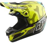Troy Lee Designs SE5 Composite MIPS Myth Casco da motocross, Giallo neon, Taglia XXL (62/63)