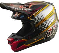 Troy Lee Designs SE5 Composite MIPS Wings Casco da motocross, nero-grigio, taglia M per maschi