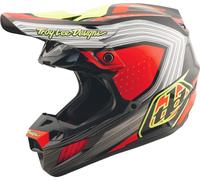 Troy Lee Designs SE5 Composite Stripes MIPS Casco da motocross, nero-rosso, taglia M per maschi
