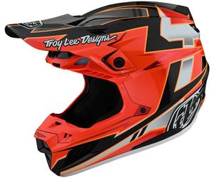 Troy Lee Designs SE5 Graph Casco da motocross, nero-rosso, taglia XL per maschi