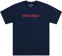 Troy Lee Designs Signature, maglietta XXL male Blu Scuro/Rosso