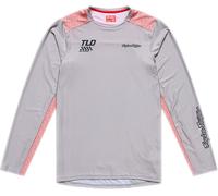 Troy Lee Designs Skyline Pro Air Ridgeline Maglia della Bicicletta, Grigio chiaro, Taglia M