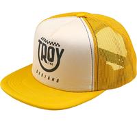 Troy Lee Designs Smiley Trucker Snapback, tappo Taglia unica female Giallo/Bianco