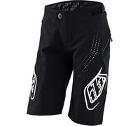 Troy Lee Designs Sprint Mono Pantaloncini da bicicletta per bambini, nero-bianco, taglia 24