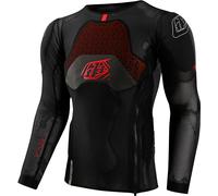 Troy Lee Designs Stage Ghost D3O LS, giacca protettiva unisex S female Nero/Rosso