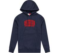 Troy Lee Designs Stamp, felpa con cappuccio XXL male Blu Scuro/Rosso