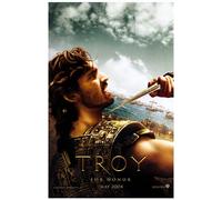 Troy Originale Film Poster Singolo Laterale Advance UV Rivestito Eric Bana Uno