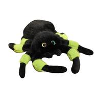 TROYSINC Peluche a ragno, per adulti e bambini, per Halloween (28 cm, verde)