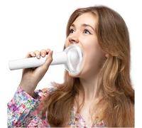 TroyStudio Karaoke - Smorzatore vocale portatile, in silicone, con microfono per canto, riscaldamento, antistress, maschera insonorizzata, inodore, per cantanti e cantanti