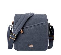 Troop London TRP0238 Classic Canvas Across Body Bag - Blue