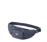 TRP0244 Troop London Classic Canvas Waist Bag - Blue