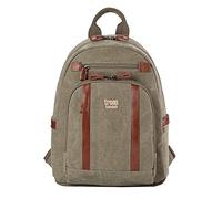 TRP0255 Troop London Classic Canvas Backpack - Small - Khaki