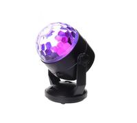 TRPLFGHZ Luci da palco a LED, Luci da palco a LED, luci for feste attivate dal suono, discoteca RGB, for DJ, alimentate a batteria/proiettore Magic Ball USB per la festa di matrimonio