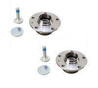 TRQ Coppia mozzo ruota posteriore e cuscinetto sinistra e destra per Audi Eos Golf GTI Rabbit A3 VW