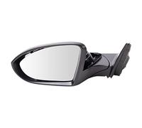 TRQ Driver Side Mirror Power Heated Paint to Match Smooth Black Compatible with 2019-2022 Volkswagen Jetta VW1320174