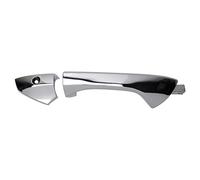 TRQ Front Left Exterior Door Handle Chrome Drivers Side Compatible with 2008-2012 Honda Accord