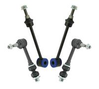 TRQ Set di collegamenti stabilizzatori per barra antirollio anteriore e posteriore compatibile con 04 Ram 2500 0405 Ram 3500