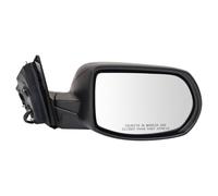 TRQ Specchietto destro senza calore con calotta liscia lato passeggero compatibile con Honda CR-V HO1321316 HO1321317 2017-2022