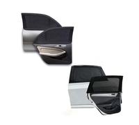 TRQCHIPS per Lancia Ypsilon 2003-2006 Tendine Parasole Auto, finestrini Laterali, Protezione Raggi UV, oscuranti vetri Auto Elastici per Privacy e Ombra,2Front+2Rear