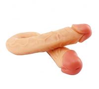 TRQOYTU 42 Cm Super Lungo Doppio Dilos Dildo Realistico Flessibile A Doppia Testa Plug Anal Plug Butt Plug Prostata Vagina Massaggiatore Masturbazione In PVC Giocattolo Sessuale Per Uomini Donne