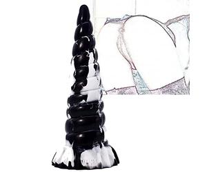 TRQOYTU Alien Fallo Monster Dilos XXL Fallo Anale Plug Anale Butt Plug Con Ventosa Silicone Realistico Plug Anale Butt Plug Massaggiatore Prostatico Big Horse Pene Gigante Dong Giocattolo Sessuale